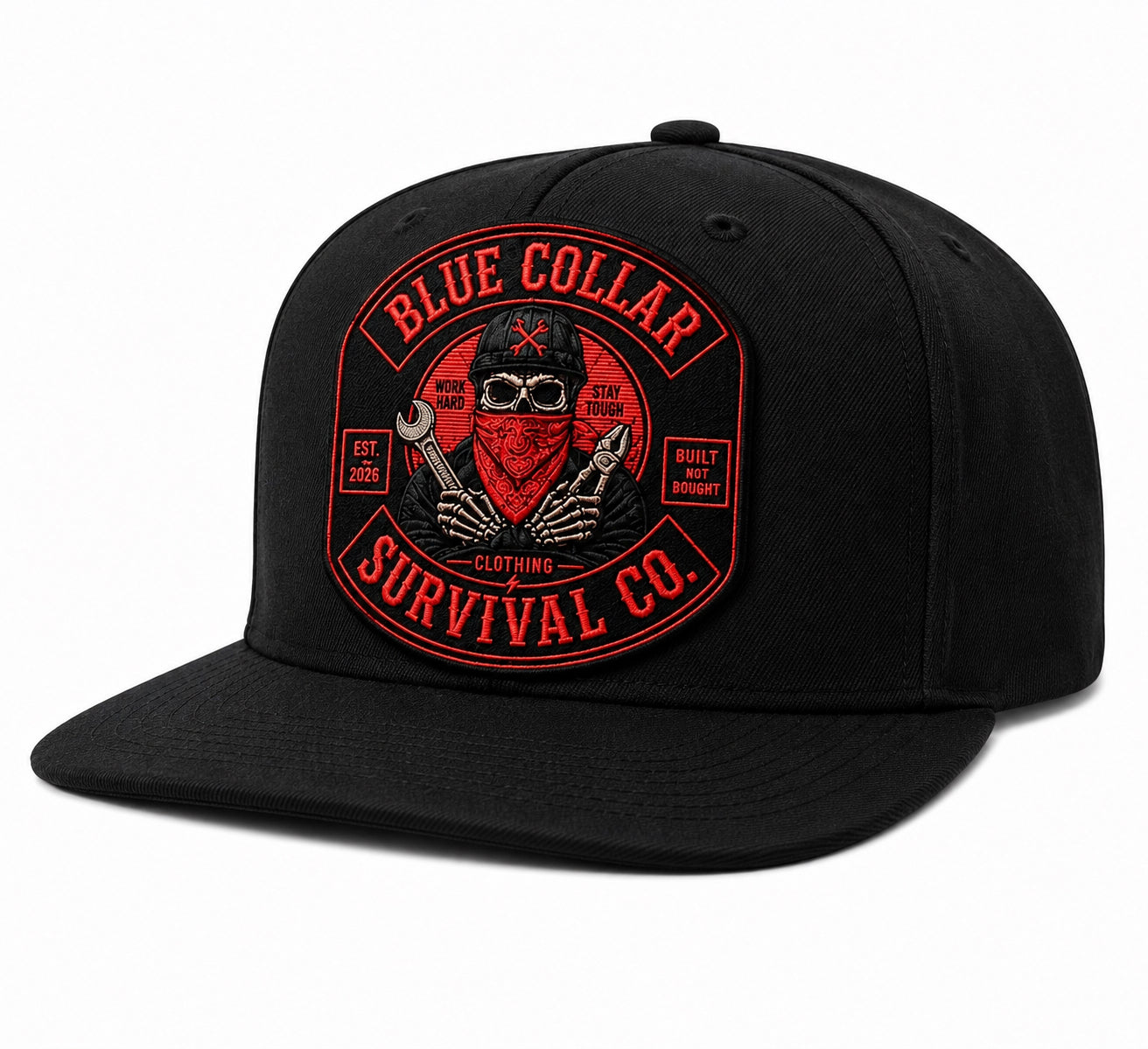 Blue Collar Survival Co Snapback Hat